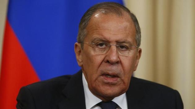 Russia's Foreign Minister Sergei Lavrov speaks during a press conference with his Turkish counterpart Mevlut Cavusoglu in Moscow, Russia, March 14, 2018. (REUTERS File Photo)