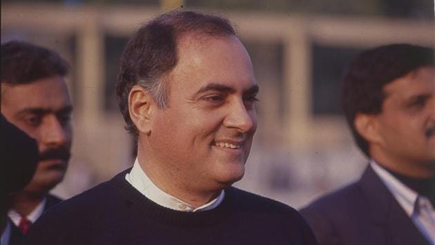File photo of former Indian prime minister Rajiv Gandhi. (HT File Photo) File photo of former Indian prime minister Rajiv Gandhi. (HT File Photo)