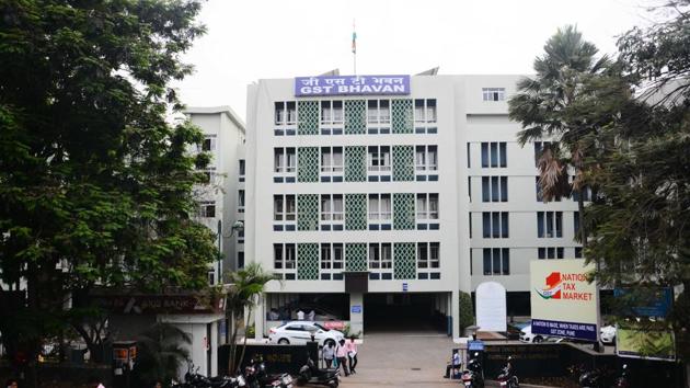 A view of the GST Bhavan in Pune. (Shankar Narayan/HT PHOTO) A view of the GST Bhavan in Pune. (Shankar Narayan/HT PHOTO)