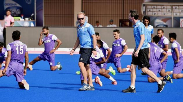 Indian hockey team berths will be up for grabs at the nationals in Lucknow. (PTI) Indian hockey team berths will be up for grabs at the nationals in Lucknow. (PTI)