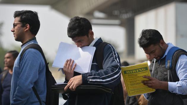 India has no reliable data to assess how many jobs were created in the one of the world’s fastest growing large economies. (Sanchit Khanna/HT file photo) India has no reliable data to assess how many jobs were created in the one of the world’s fastest growing large economies. (Sanchit Khanna/HT file photo)