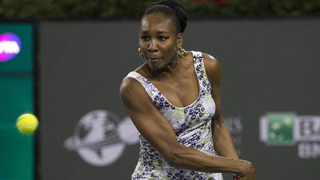 Venus Williams had defeated sister Serena earlier in Indian Wells tennis. (AP) Venus Williams had defeated sister Serena earlier in Indian Wells tennis. (AP)