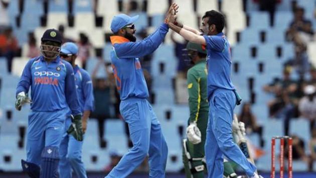 Virat Kohli says his Indian cricket teammate Yuzvendra Chahal is a late-comer.(AP)