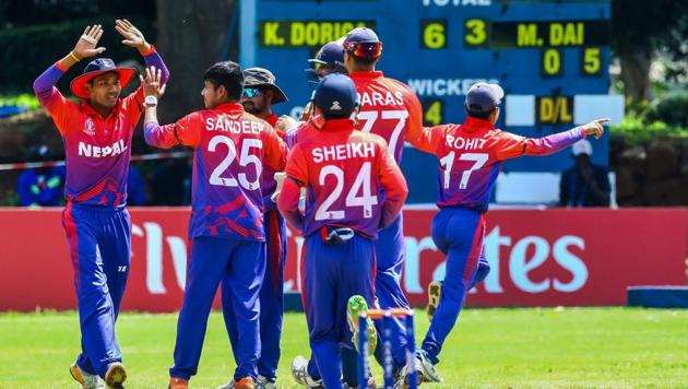 Sandeep Lamichhane’s fine bowling performance helped Nepal secure a six-wicket win against Papua New Guinea in a playoff tie in the ICC World Cup Qualifier at the Old Hararians Sports Club. This win ensured ODI status for Nepal for the first time in their cricketing history. (Twitter) Sandeep Lamichhane’s fine bowling performance helped Nepal secure a six-wicket win against Papua New Guinea in a playoff tie in the ICC World Cup Qualifier at the Old Hararians Sports Club. This win ensured ODI status for Nepal for the first time in their cricketing history. (Twitter)