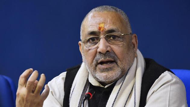 File photo of Union minister of state Giriraj Singh. (PTI photo) File photo of Union minister of state Giriraj Singh. (PTI photo)