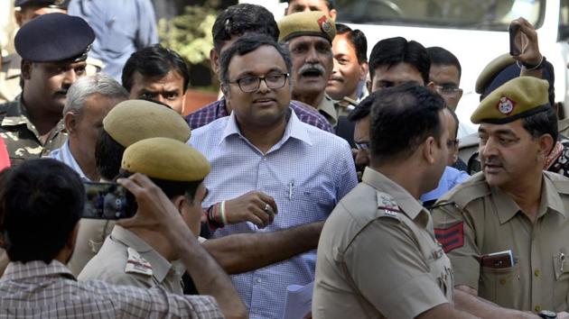 The Supreme Court on Thursday extended till March 26 the interim relief granted by the Delhi High Court to Karti Chidambaram from arrest in the INX Media money laundering case lodged by the Enforcement Directorate. The court will now hear the matter on March 26 and will answer the question regarding the interpretation of section 19 of the Prevention of Money Laundering Act (PMLA). (Sushil Kumar / HT File) The Supreme Court on Thursday extended till March 26 the interim relief granted by the Delhi High Court to Karti Chidambaram from arrest in the INX Media money laundering case lodged by the Enforcement Directorate. The court will now hear the matter on March 26 and will answer the question regarding the interpretation of section 19 of the Prevention of Money Laundering Act (PMLA). (Sushil Kumar / HT File)