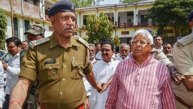 Rashtriya Janata Dal chief and former Bihar chief minister Lalu Prasad Yadav outside the special CBI court in Ranchi on March 8. (PTI File Photo) Rashtriya Janata Dal chief and former Bihar chief minister Lalu Prasad Yadav outside the special CBI court in Ranchi on March 8. (PTI File Photo)