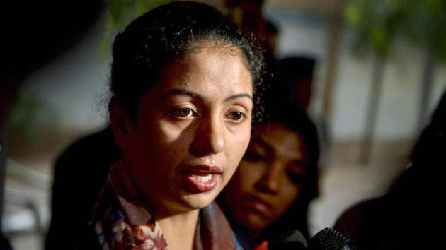 Mohammed Shami's wife Hasin Jahan, who has accused her husband of torture and having extra-marital affairs, talks to the media in Kolkata. (PTI) Mohammed Shami's wife Hasin Jahan, who has accused her husband of torture and having extra-marital affairs, talks to the media in Kolkata. (PTI)