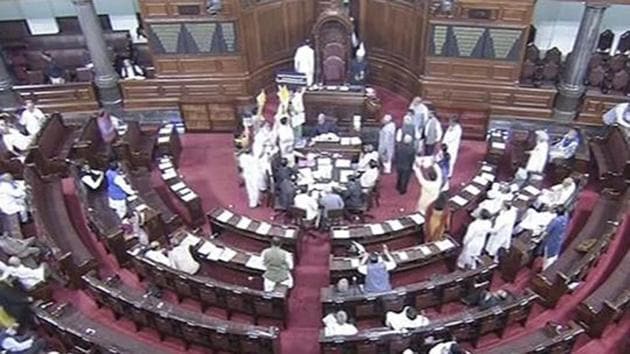 View of the Rajya Sabha in New Delhi. (PTI file photo) View of the Rajya Sabha in New Delhi. (PTI file photo)