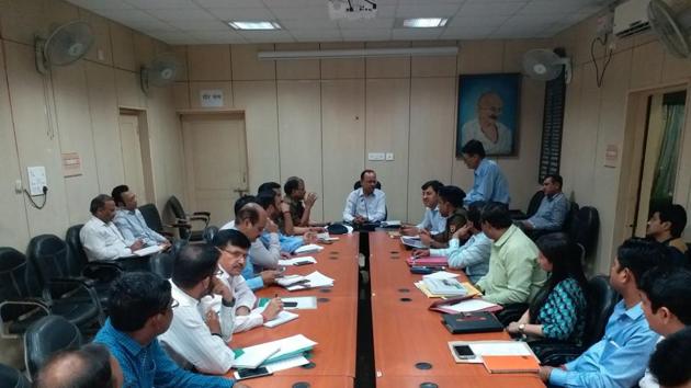 GB Nagar district magistrate held a meeting regarding action on unregistered hotels, guest houses and PGs on Wednesday. GB Nagar district magistrate held a meeting regarding action on unregistered hotels, guest houses and PGs on Wednesday.
