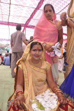 Jaya decked up at her engagement . HT photo Jaya decked up at her engagement . HT photo