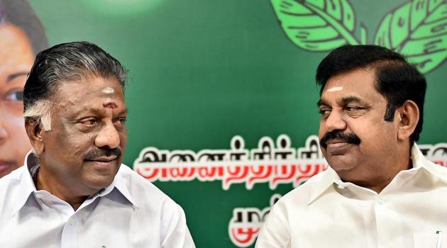 A statement from the party issued by deputy chief minister O Panneerselvam and chief minister K Palaniswami said KC Palanisamy had acted in a manner bringing disrepute to the party. (PTI File Photo) A statement from the party issued by deputy chief minister O Panneerselvam and chief minister K Palaniswami said KC Palanisamy had acted in a manner bringing disrepute to the party. (PTI File Photo)