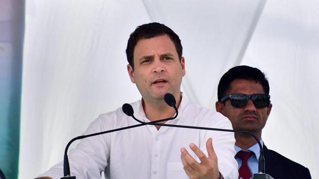 File photo of Congress president Rahul Gandhi. (PTI) File photo of Congress president Rahul Gandhi. (PTI)