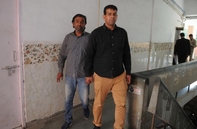 Nirala was arrested on Thursday night under section 120 B of the IPC for being part of a conspiracy to murder 41-year old Anand Vashist, an agriculturist. Vashisht was murdered allegedly by a local criminal named Narender alias Tillu. (Parveen Kumar/HT PHOTO) Nirala was arrested on Thursday night under section 120 B of the IPC for being part of a conspiracy to murder 41-year old Anand Vashist, an agriculturist. Vashisht was murdered allegedly by a local criminal named Narender alias Tillu. (Parveen Kumar/HT PHOTO)