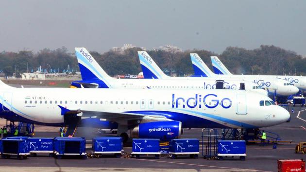 IndiGo aircrafts at the IGI airport in New Delhi. (File Photo)