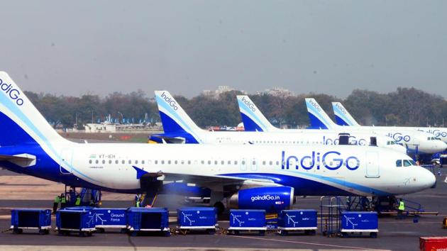 All flights numbered from “6E 2000 to 6E 2999” will depart from and arrive at Terminal 2 from March 25, 2018.(HT File Photo) All flights numbered from “6E 2000 to 6E 2999” will depart from and arrive at Terminal 2 from March 25, 2018.(HT File Photo)