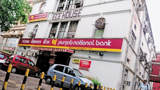 File photo of a branch of Punjab National Bank at ECE house in Connaught Place, New Delhi. File photo of a branch of Punjab National Bank at ECE house in Connaught Place, New Delhi.