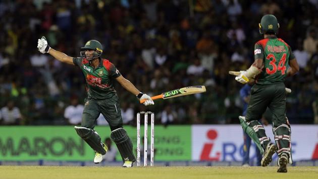 Tamim Iqbal (50) and Mahmudullah (43*) starred for the visitors as they sealed the deal with a ball to spare. (AP) Tamim Iqbal (50) and Mahmudullah (43*) starred for the visitors as they sealed the deal with a ball to spare. (AP)