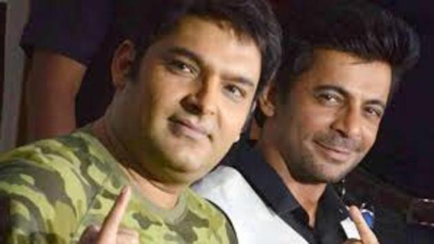 In 2017, Kapil Sharma and Sunil grover had a fight on a flight from Melbourne to Mumbai.(HT Photo)