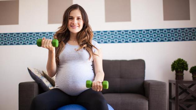 Expectant mothers who were active in aerobic workouts during their pregnancies were more likely to spend less time in labour than the women who hadn’t.(Shutterstock)