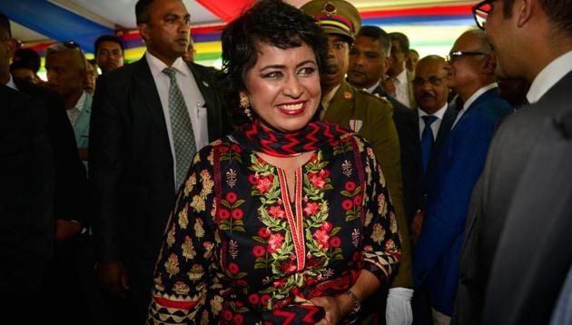 Mauritian President Ameenah Gurib-Fakim is a scientist and biologist of international renown.(AFP Photo)