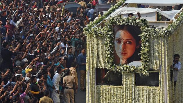 Sridevi died on February 24 in Dubai. Sridevi died on February 24 in Dubai.