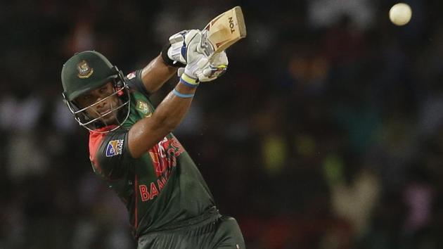 Sabbir Rahman was the top scorer for Bangladesh with 77 off 50 balls in the Nidahas Trophy T20 final match. (AP) Sabbir Rahman was the top scorer for Bangladesh with 77 off 50 balls in the Nidahas Trophy T20 final match. (AP)