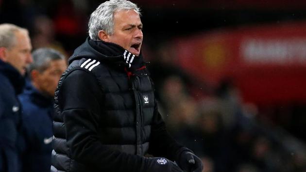 Manchester United manager Jose Mourinho’s anger was firmly directed at the majority of his players.(REUTERS)