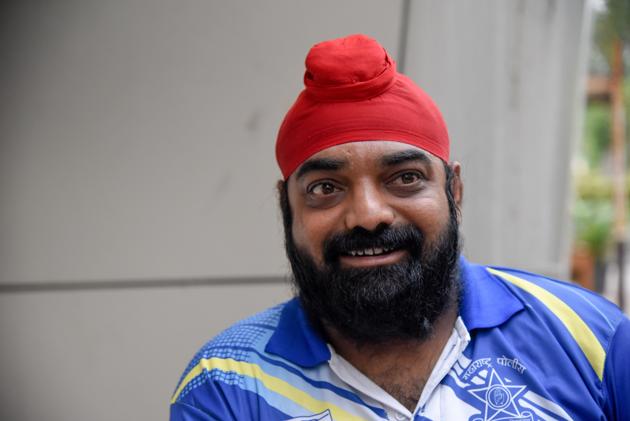 Maharashtra wrestling coach Ravneer Singh Rahal. (Sanket Wankhade/HT PHOTO)