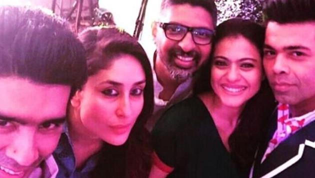 Karan Johar celebrated the 75th birthday of mother Hiroo with friends Kajol, Kareena Kapoor and Manish Malhotra.