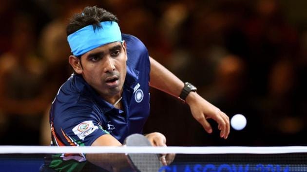 India’s Sharath Kamal is confident of winning a medal at the 2018 Commonwealth Games.(Getty Images)