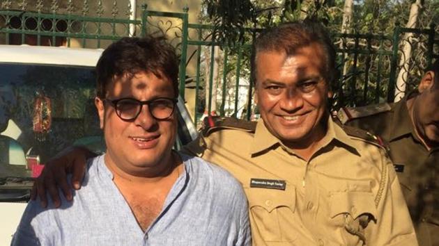 Director Tigmanshu Dhulia with Vipin Sharma. (HT Photo) Director Tigmanshu Dhulia with Vipin Sharma. (HT Photo)