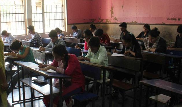 The school found the question paper with students on Monday morning. (HT Photo/Pic used for representational purpose only) The school found the question paper with students on Monday morning. (HT Photo/Pic used for representational purpose only)