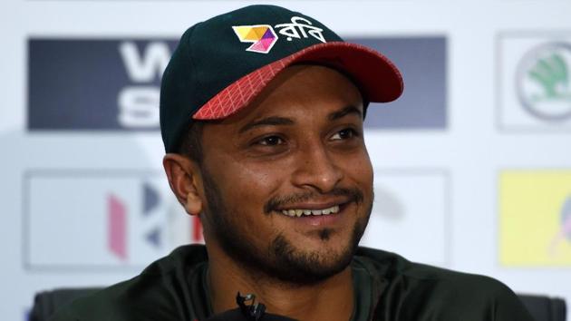 Shakib Al Hasan was booed at the presentation ceremony by the Sri Lankan fans after their loss in the Nidahas Trophy final against India.(AFP)