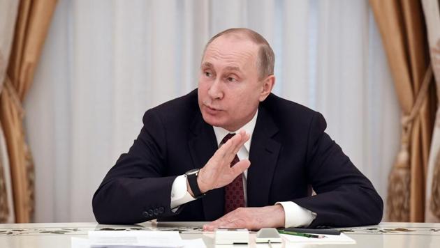 Russian President Vladimir Putin a day after the presidential election, at the Kremlin in Moscow. (AFP Photo) Russian President Vladimir Putin a day after the presidential election, at the Kremlin in Moscow. (AFP Photo)