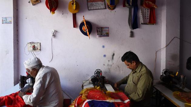 However, this decades-old industry has been dwindling with almost half of the 100 units that operated in the area closing down in recent years. “Bands from Punjab and Haryana have almost stopped buying from us. A lot of bands use Casio and synthesizers during the marriage processions instead,” said Ali. The 40-odd traders in Jali Kothi who sell and export instruments have similar tales to tell. (Sanchit Khanna / HT Photo)