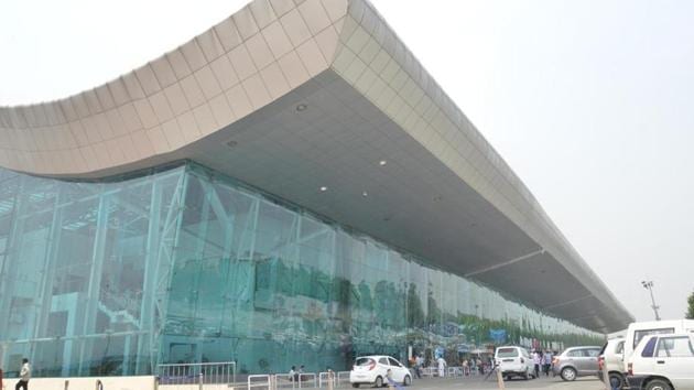 The airport is at the fourth place in the country so far with 44.4% growth in the total passenger traffic. (HT File) The airport is at the fourth place in the country so far with 44.4% growth in the total passenger traffic. (HT File)