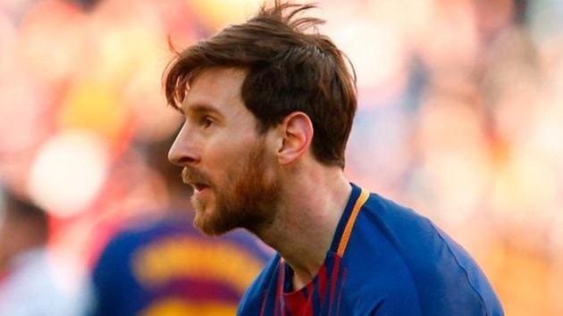 Lionel Messi revealed cutting out chocolate and fizzy drinks from his diet helped him stop vomiting.(Twitter)