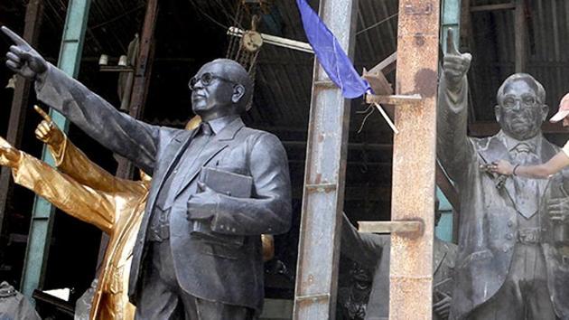 As per the contract, they will construct a 350-feet bronze statue of Ambedkar. (Representational photo) As per the contract, they will construct a 350-feet bronze statue of Ambedkar. (Representational photo)