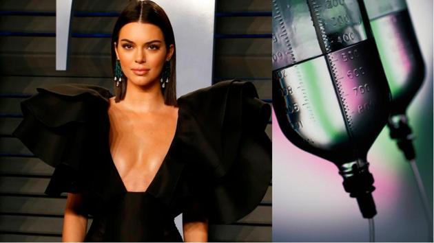 Model Kendall Jenner faced complications after an IV drip session held just before the Oscar 2018 night went awry.(Photos: Reuters, Istock)