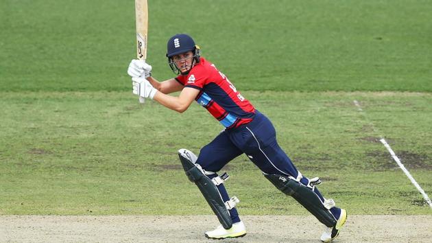 Natalie Sciver scored 54 before being retired out as England defeated India A by six wickets on Tuesday.(Getty Images)