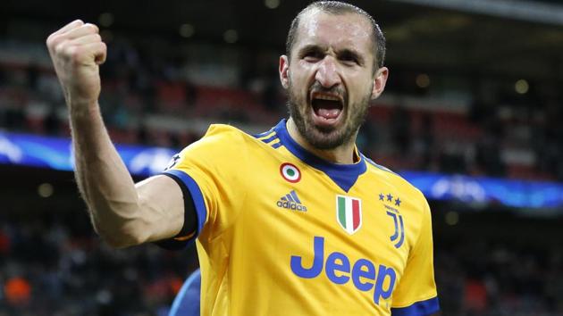 Giorgio Chiellini was cleared of any serious injury by Juventus FC. (AP) Giorgio Chiellini was cleared of any serious injury by Juventus FC. (AP)