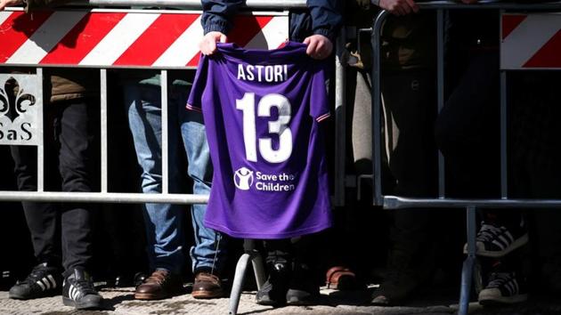 Serie A club Fiorentina are to rename their training ground the “Centro Sportivo Davide Astori” in honour of their former captain, who passed away earlier this month.(REUTERS)