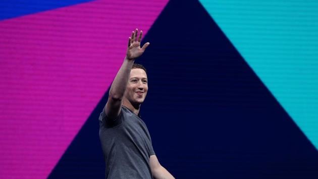 Democratic Senator Amy Klobuchar and Republican John Kennedy called for Facebook chief Mark Zuckerberg to appear before Congress, along with Google and Twitter’s CEOs.(AFP Photo)