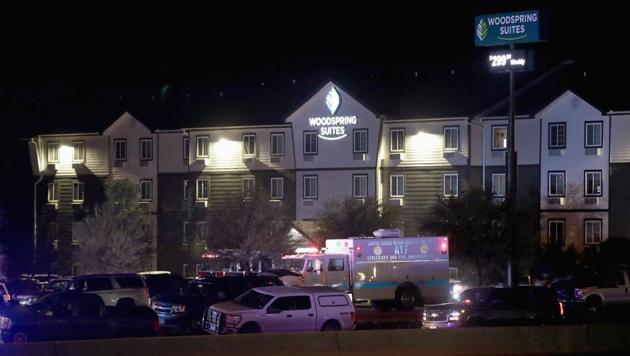 Law enforcement officials at the location where the suspected bomber was killed in suburban Austin on March 21, 2018 in Round Rock, Texas. (AFP) Law enforcement officials at the location where the suspected bomber was killed in suburban Austin on March 21, 2018 in Round Rock, Texas. (AFP)
