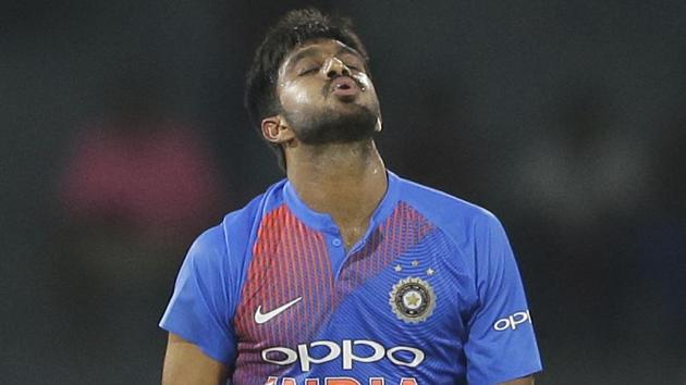 Vijay Shankar was heavily criticised for his poor performance with the bat in the Nidahas Trophy final vs Bangladesh.(AP)