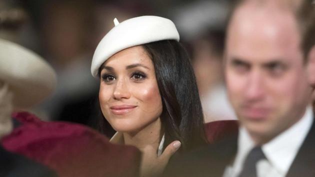 Prince Harry's fiancee, Meghan Markle attends a Commonwealth Day Service at Westminster Abbey in central London. (AFP) Prince Harry's fiancee, Meghan Markle attends a Commonwealth Day Service at Westminster Abbey in central London. (AFP)