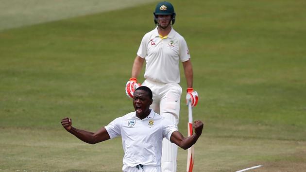 South African fast bowler Kagiso Rabada was cleared to play the two remaining Tests against Australia after winning an appeal against his ban for a shoulder barge on March 20, 2018. The International Cricket Council said Rabada had been found not guilty of making inappropriate and deliberate physical contact with Australian captain Steve Smith during the second Test in Port Elizabeth last week. (AFP) South African fast bowler Kagiso Rabada was cleared to play the two remaining Tests against Australia after winning an appeal against his ban for a shoulder barge on March 20, 2018. The International Cricket Council said Rabada had been found not guilty of making inappropriate and deliberate physical contact with Australian captain Steve Smith during the second Test in Port Elizabeth last week. (AFP)