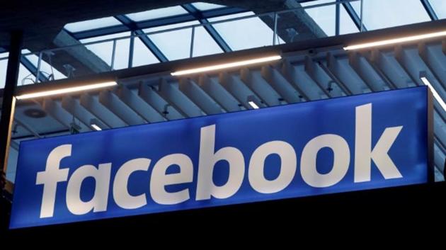 The Facebook logo is seen at an event in Paris. UK-based Cambridge Analytica is accused of harvesting millions of Facebook users’ data for Donald Trump’s presidential campaign. India warned Facebook of “strong action” if they attempt to influence the country’s electoral process.(Reuters file)