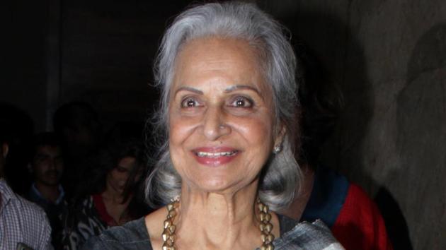 Waheeda Rehman and Javed Akhtar joined Sonu Nigam in celebrating Hiroo Johar’s birthday.(Shakti Yadav) Waheeda Rehman and Javed Akhtar joined Sonu Nigam in celebrating Hiroo Johar’s birthday.(Shakti Yadav)